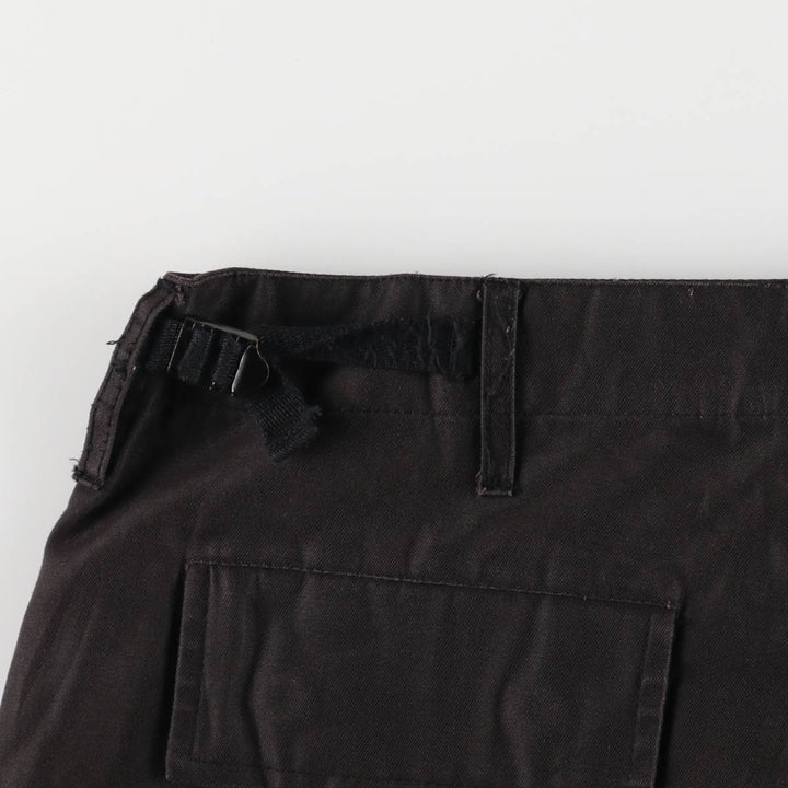 Civilian MFH Military Cargo Pants Men's Size W35 polyester black type Vintage Second Hand