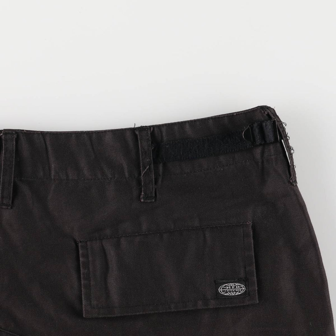 Civilian MFH Military Cargo Pants Men's Size W35 polyester black type Vintage Second Hand