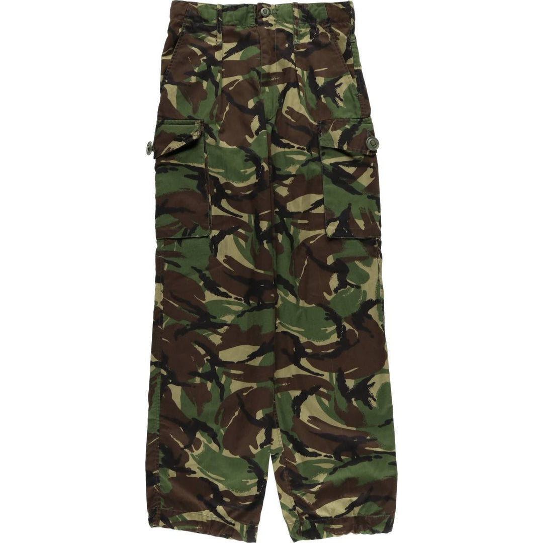British Army Camouflage Pattern DPM Camo Military Cargo Pants Combat Pants 80 unclear Khaki type Vintage Second Hand