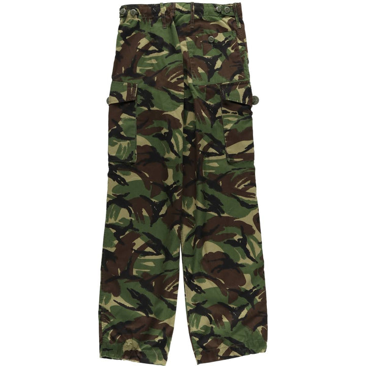 British Army Camouflage Pattern DPM Camo Military Cargo Pants Combat Pants 80 unclear Khaki type Vintage Second Hand