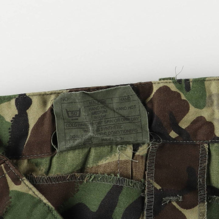 British Army Camouflage Pattern DPM Camo Military Cargo Pants Combat Pants 80 unclear Khaki type Vintage Second Hand