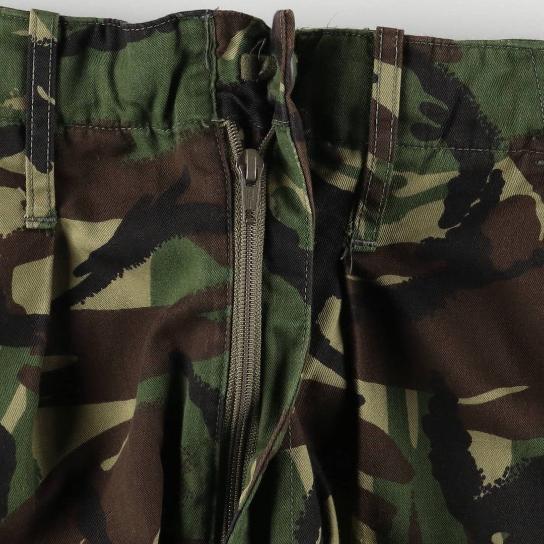 British Army Camouflage Pattern DPM Camo Military Cargo Pants Combat Pants 80 unclear Khaki type Vintage Second Hand