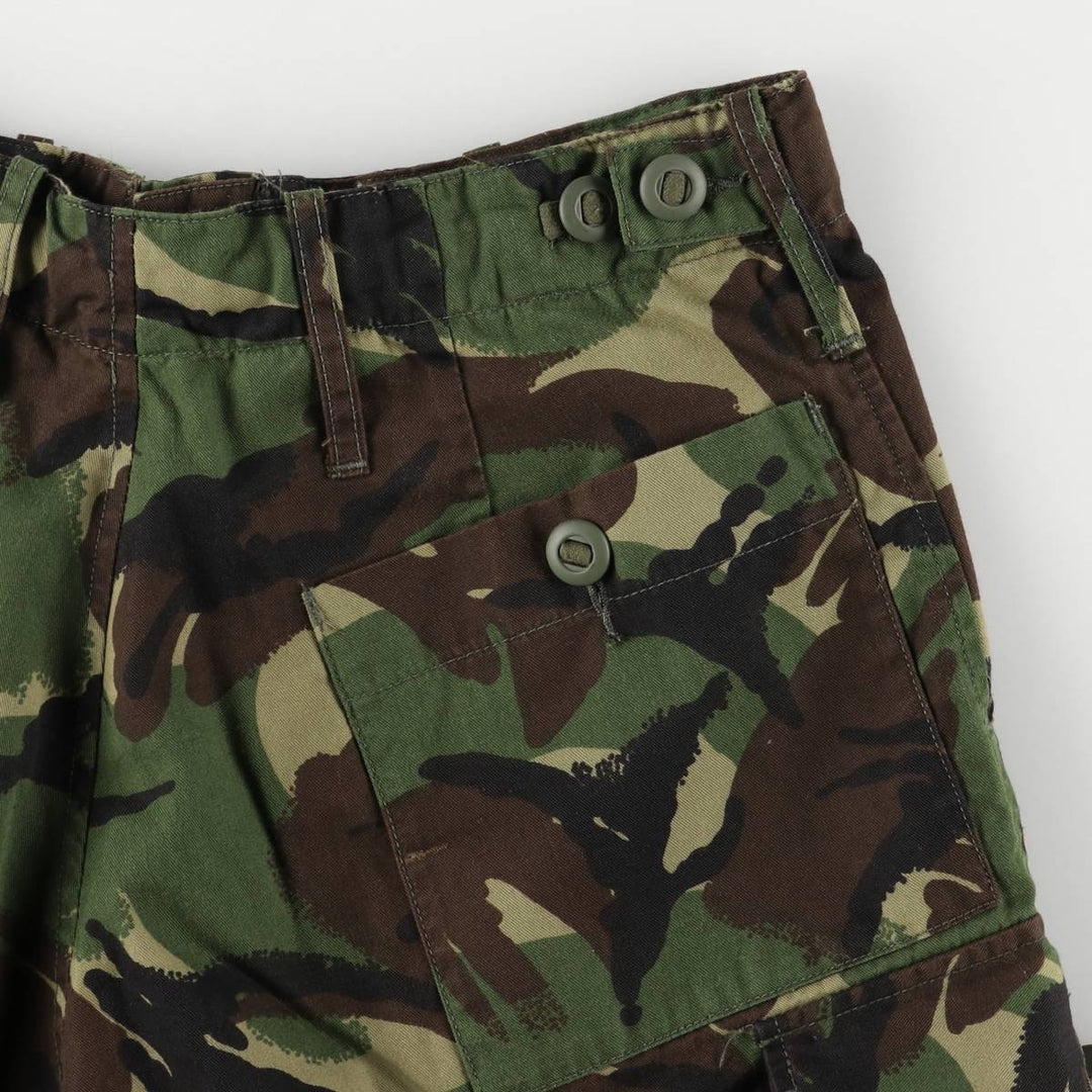British Army Camouflage Pattern DPM Camo Military Cargo Pants Combat Pants 80 unclear Khaki type Vintage Second Hand