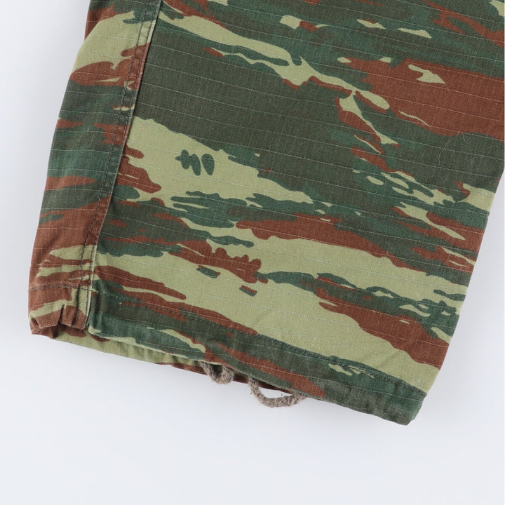 Camouflage Ripstop Military Cargo Pants, Medium-Regular, Men's Size 37 polyester Khaki type Vintage Second Hand