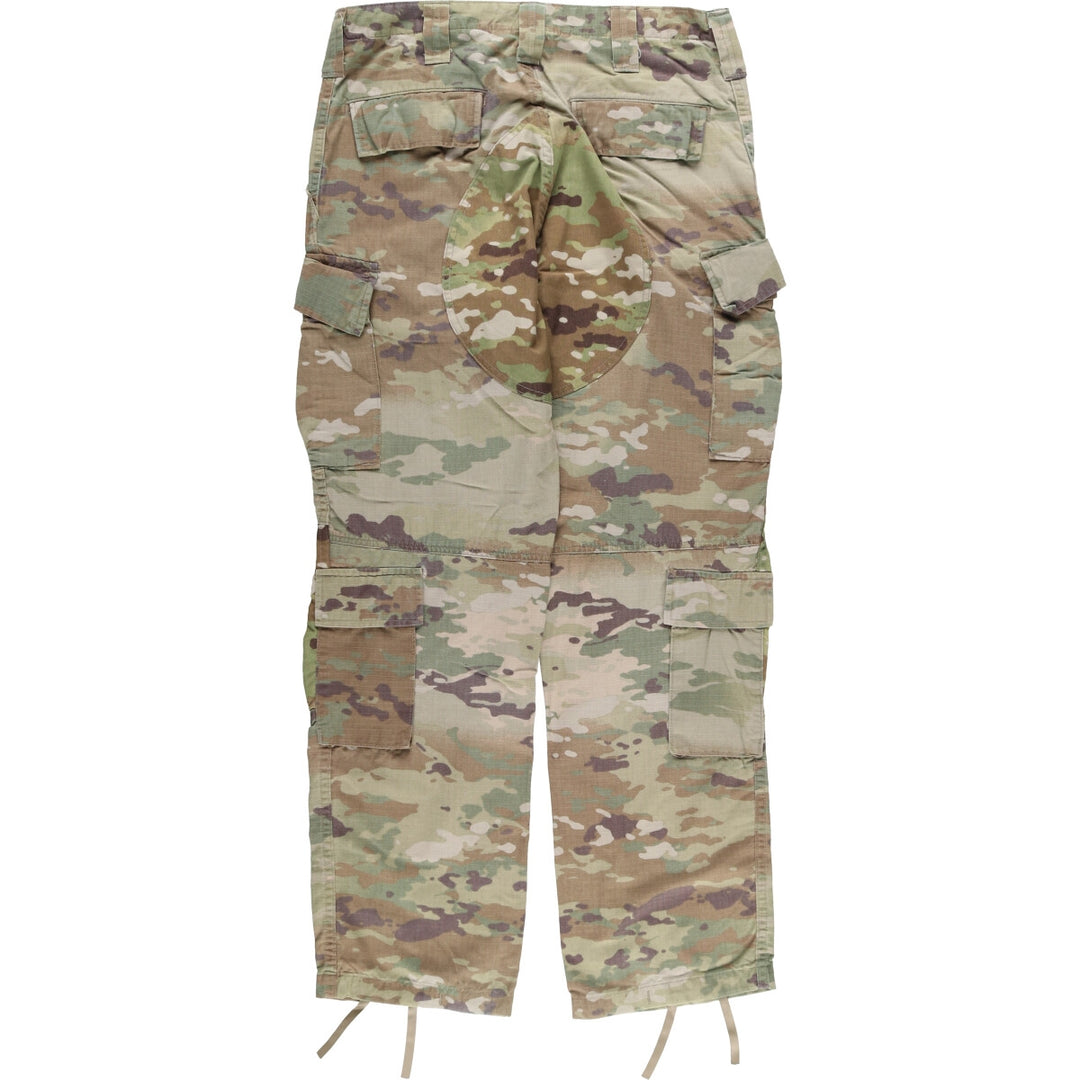 US Military Camouflage Pattern Multicam Camo Ripstop Military Cargo Pants, Combat Pants, Medium-Regular, Men's, Size W34 unclear Khaki type Vintage Second Hand