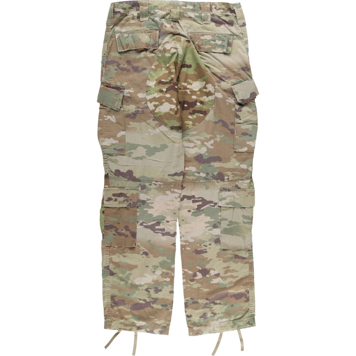 US Military Camouflage Pattern Multicam Camo Ripstop Military Cargo Pants, Combat Pants, Medium-Regular, Men's, Size W34 unclear Khaki type Vintage Second Hand