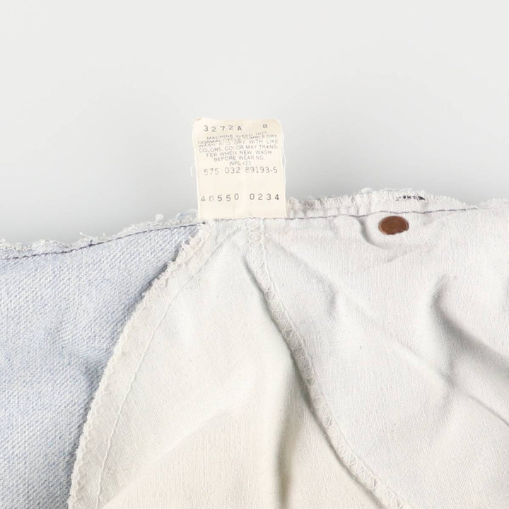 90'S Levi's 40550-0234 Tapered Denim Pants Made in USA Men's W34 Vintage cotton Blue type light blue Vintage Second Hand