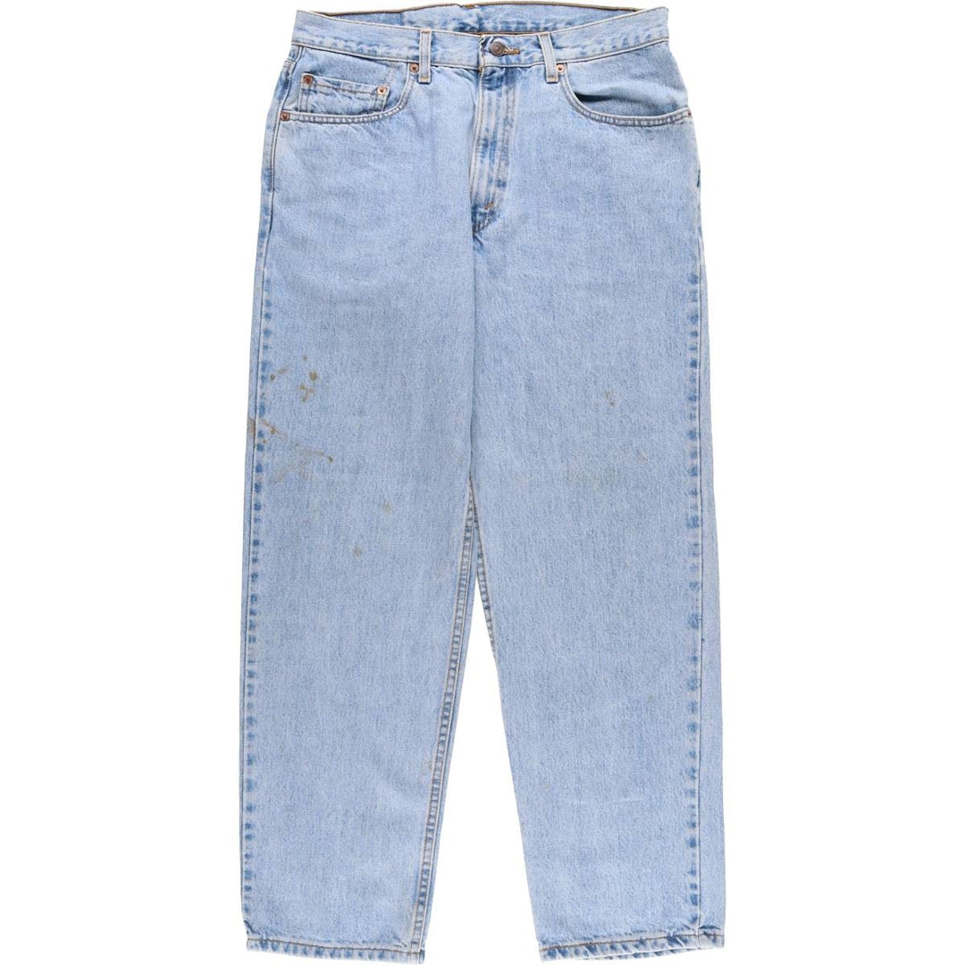 90'S Levi's 550-4834 Tapered Denim Pants Made in USA Men's W33 Vintage cotton Blue type light blue Vintage Second Hand