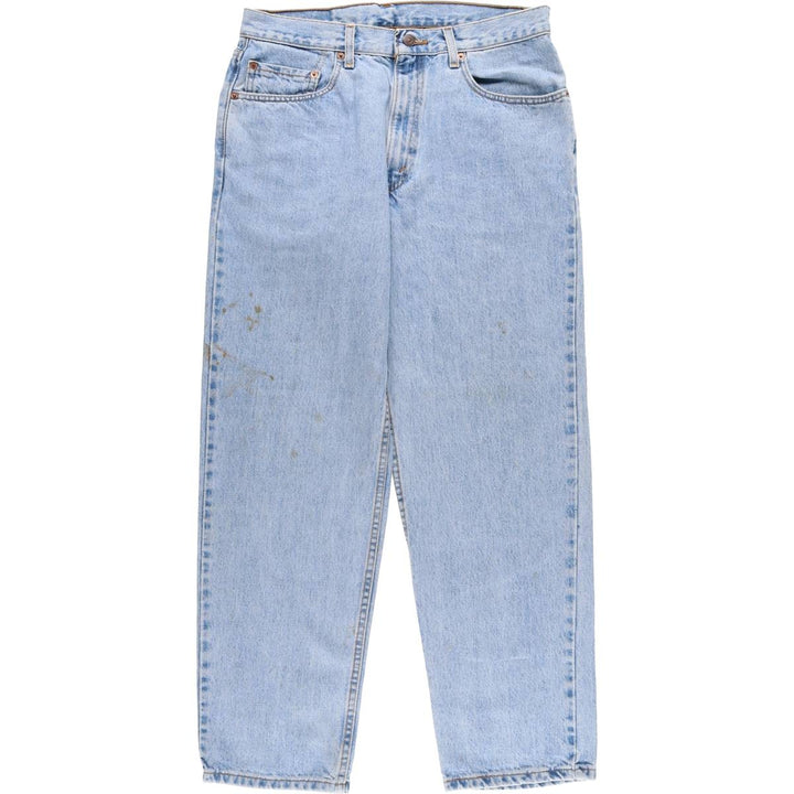 90'S Levi's 550-4834 Tapered Denim Pants Made in USA Men's W33 Vintage cotton Blue type light blue Vintage Second Hand