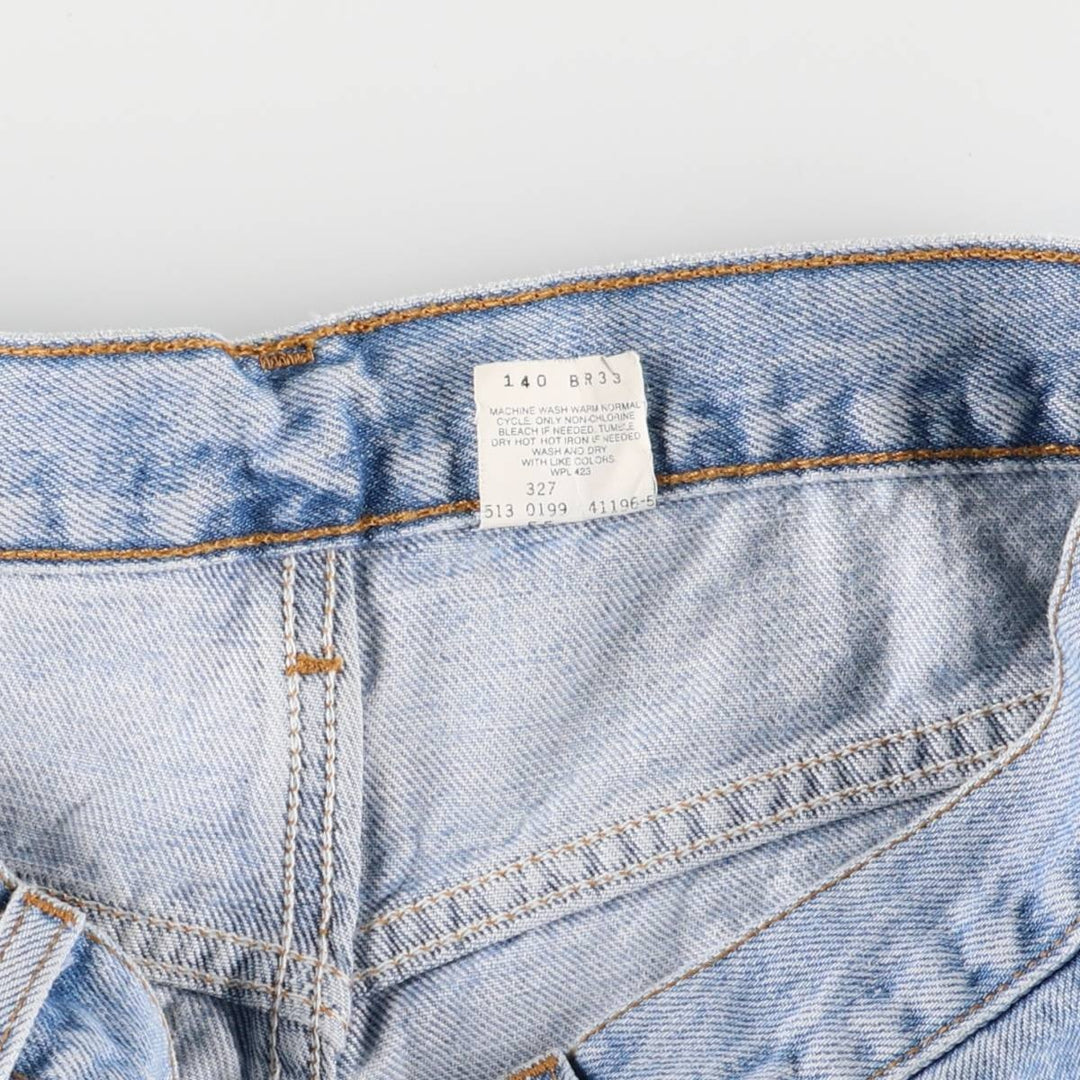 90'S Levi's 550-4834 Tapered Denim Pants Made in USA Men's W33 Vintage cotton Blue type light blue Vintage Second Hand