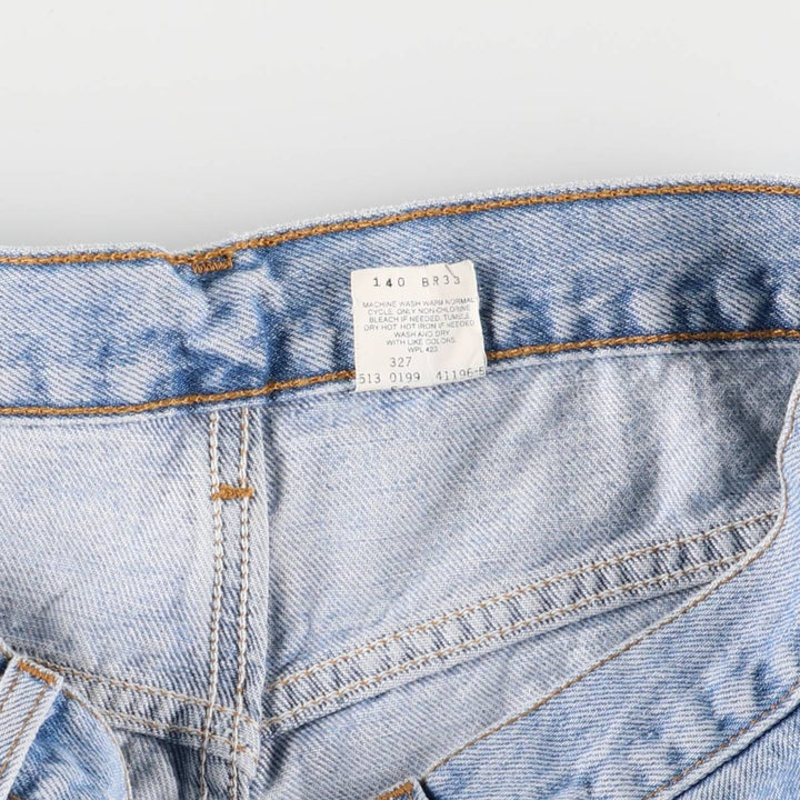 90'S Levi's 550-4834 Tapered Denim Pants Made in USA Men's W33 Vintage cotton Blue type light blue Vintage Second Hand