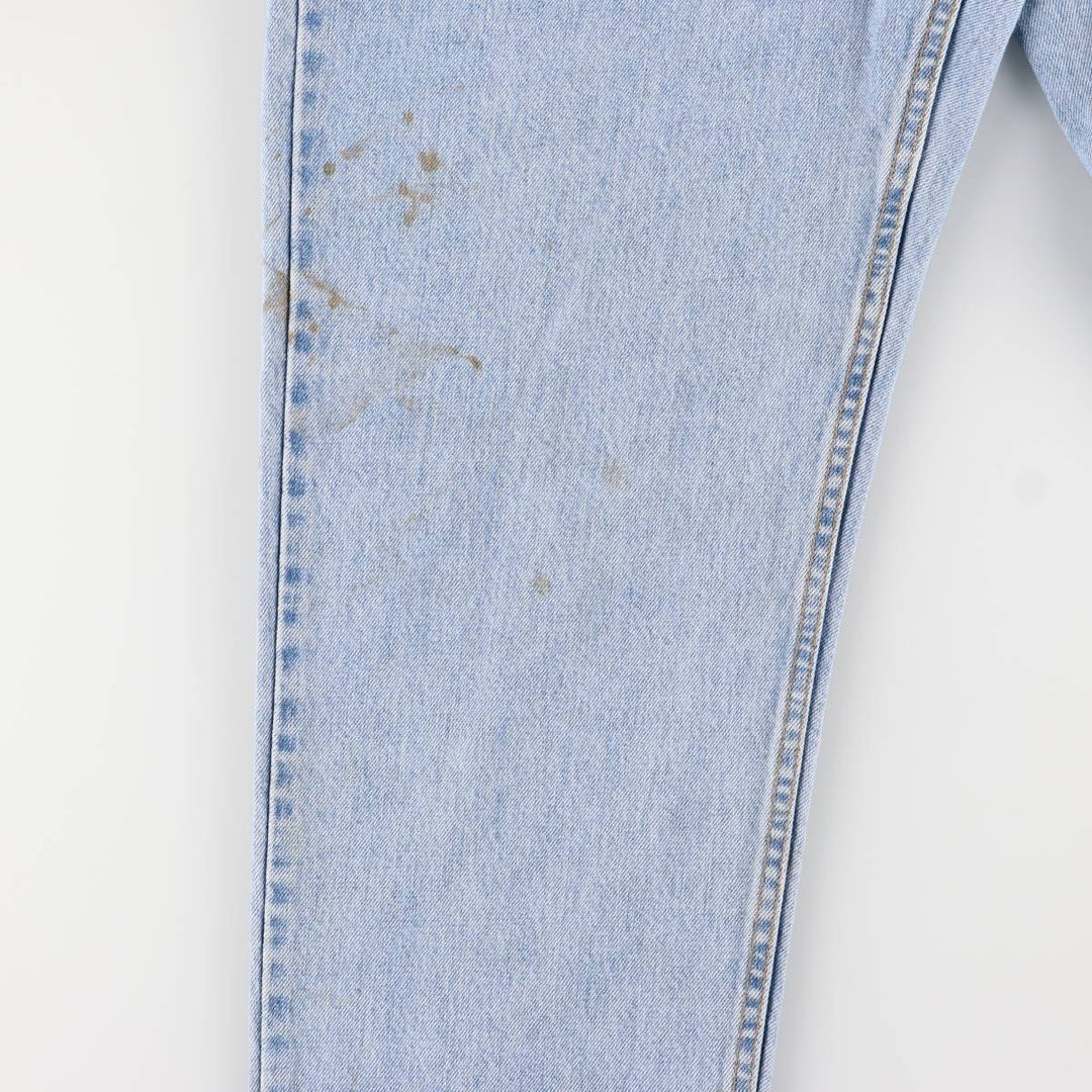 90'S Levi's 550-4834 Tapered Denim Pants Made in USA Men's W33 Vintage cotton Blue type light blue Vintage Second Hand