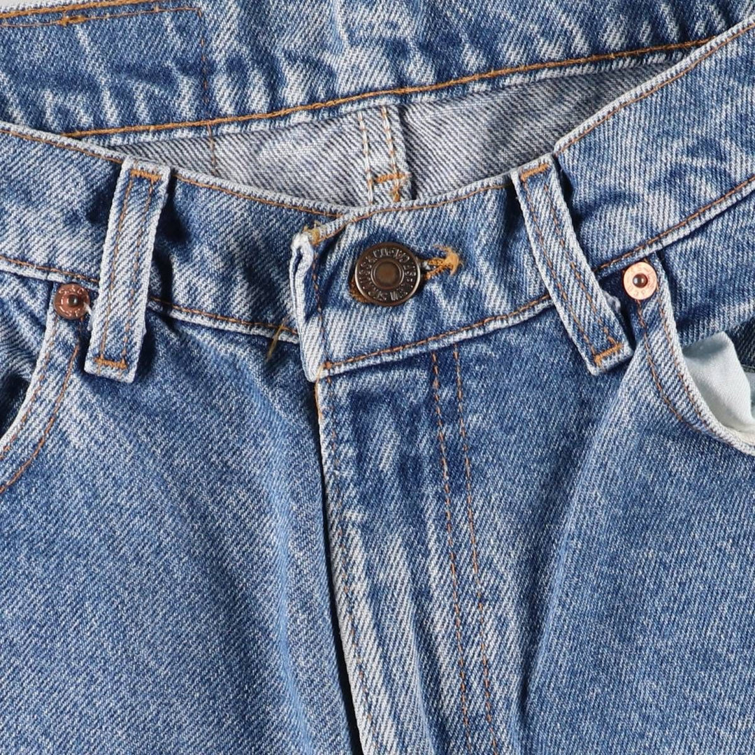 90'S Levi's 506-0290 Tapered Denim Pants Made in USA Men's W32 Vintage cotton blue type Vintage Second Hand