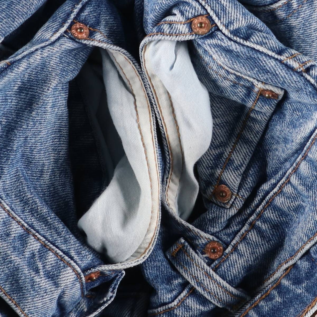 90'S Levi's 506-0290 Tapered Denim Pants Made in USA Men's W32 Vintage cotton blue type Vintage Second Hand