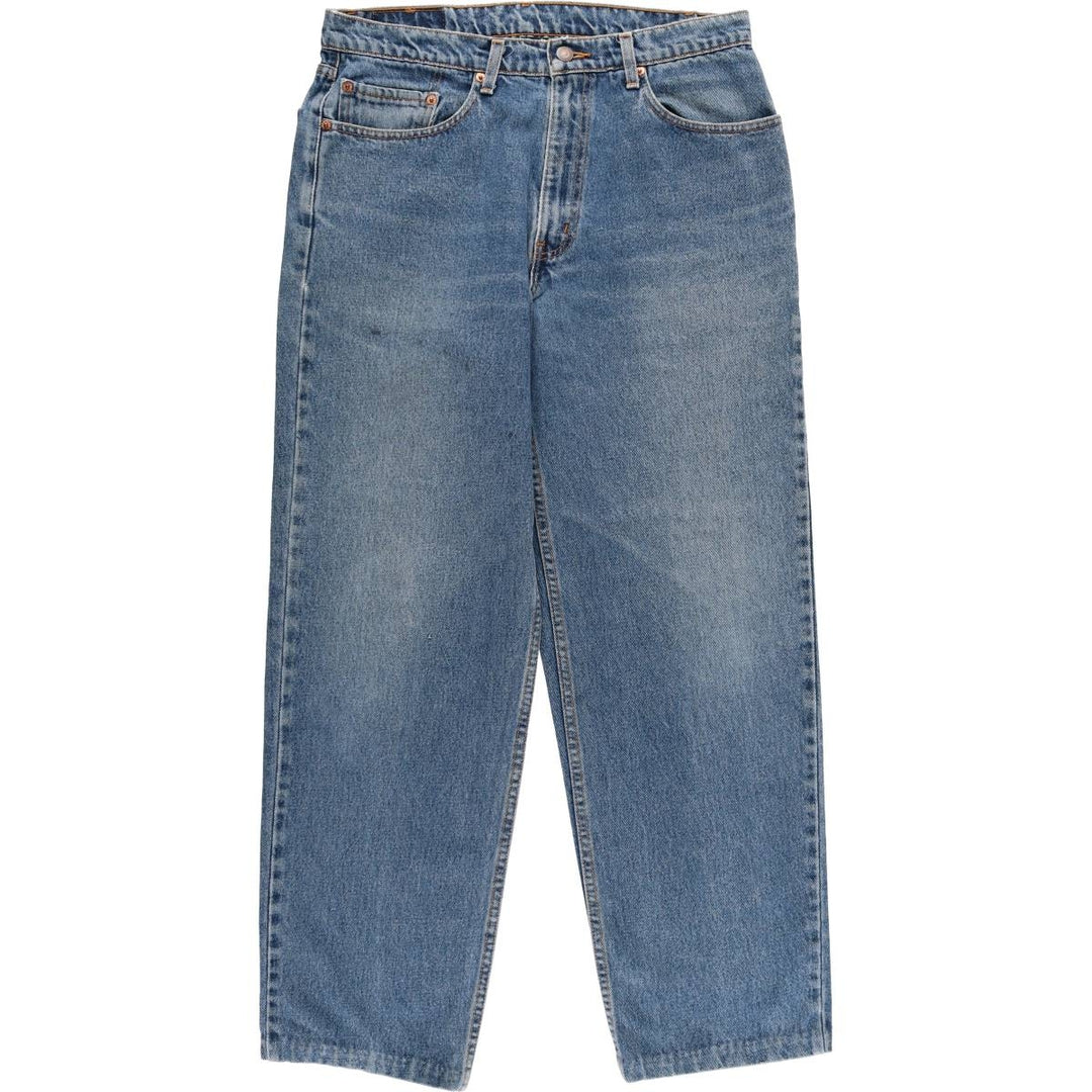 90'S Levi's 550 Relaxed Fit Tapered Denim Pants Men's W34 Vintage cotton blue type Vintage Second Hand