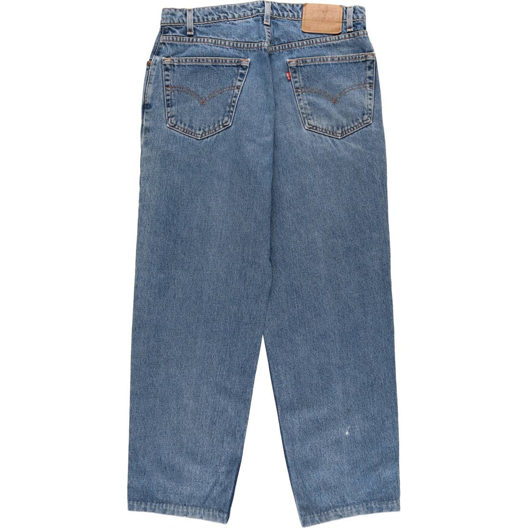 90'S Levi's 550 Relaxed Fit Tapered Denim Pants Men's W34 Vintage cotton blue type Vintage Second Hand