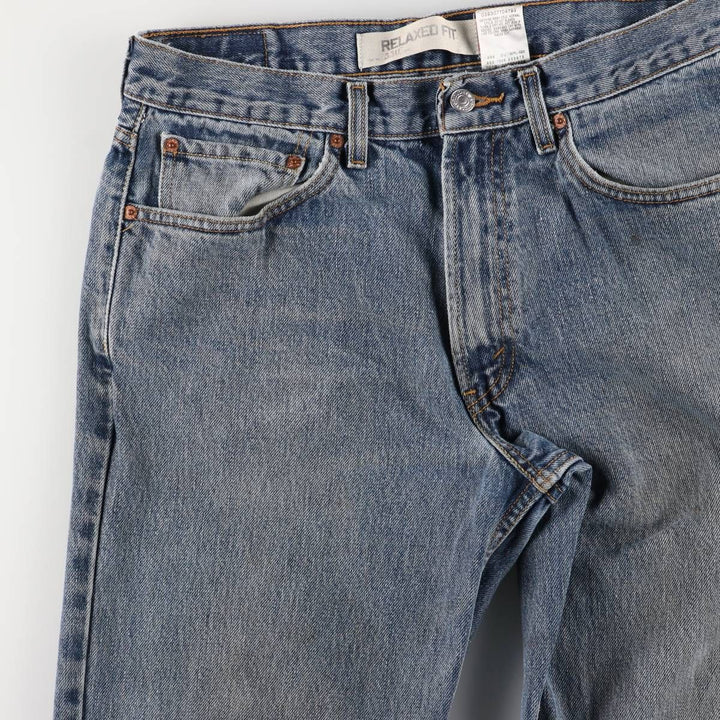 00'S Levi's 550 Relaxed Fit Tapered Denim Pants Men's W32 cotton blue type Vintage Second Hand