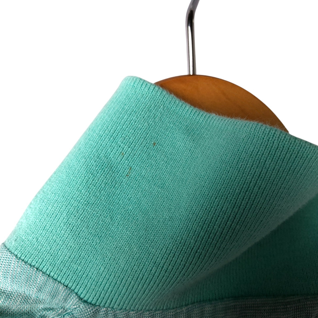 Playboy short sleeve polo shirt, women's size M polyester Blue type light blue Vintage Second Hand