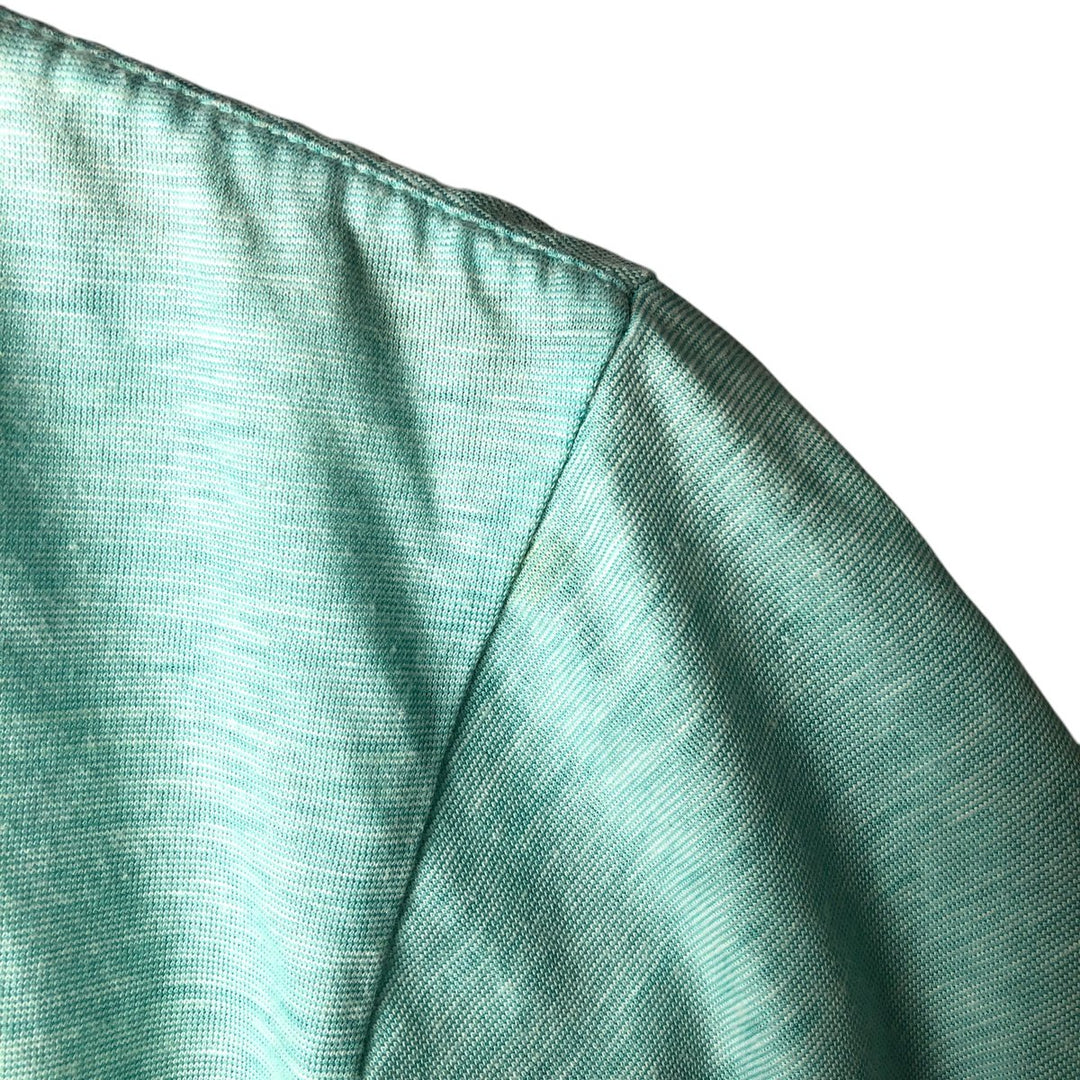 Playboy short sleeve polo shirt, women's size M polyester Blue type light blue Vintage Second Hand