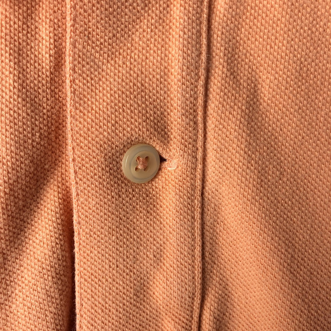 Ralph Lauren POLO RALPH LAUREN CLASSIC FIT short sleeve polo shirt for women, size XL cotton orange type Vintage Second Hand