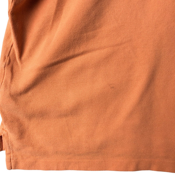 Ralph Lauren POLO RALPH LAUREN CLASSIC FIT short sleeve polo shirt for women, size XL cotton orange type Vintage Second Hand