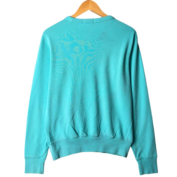 Ralph Lauren POLO RALPH LAUREN One-point logo sweatshirt, sweatshirt, men's size S cotton Blue type light blue Vintage Second Hand