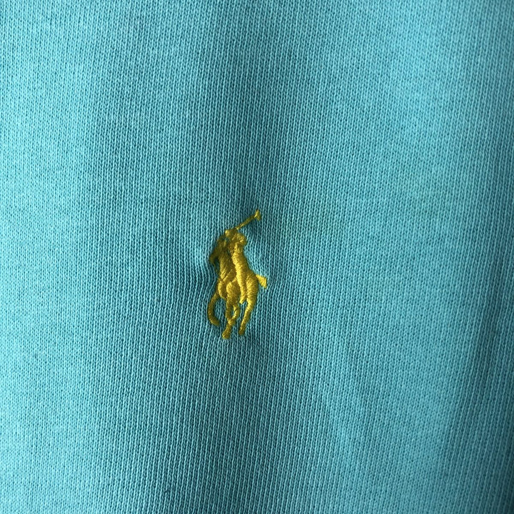 Ralph Lauren POLO RALPH LAUREN One-point logo sweatshirt, sweatshirt, men's size S cotton Blue type light blue Vintage Second Hand