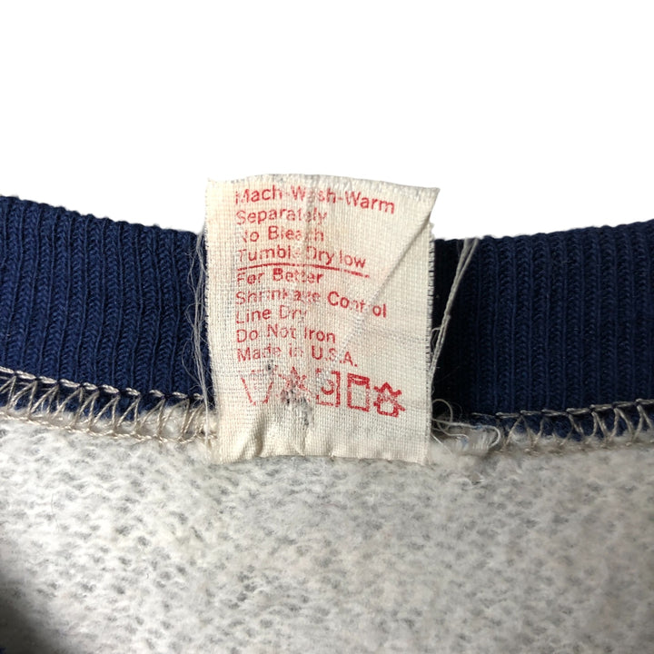 Plain blank sweatshirt, sweatshirt, made in USA, women's size M, vintage polyester gray type Vintage Second Hand