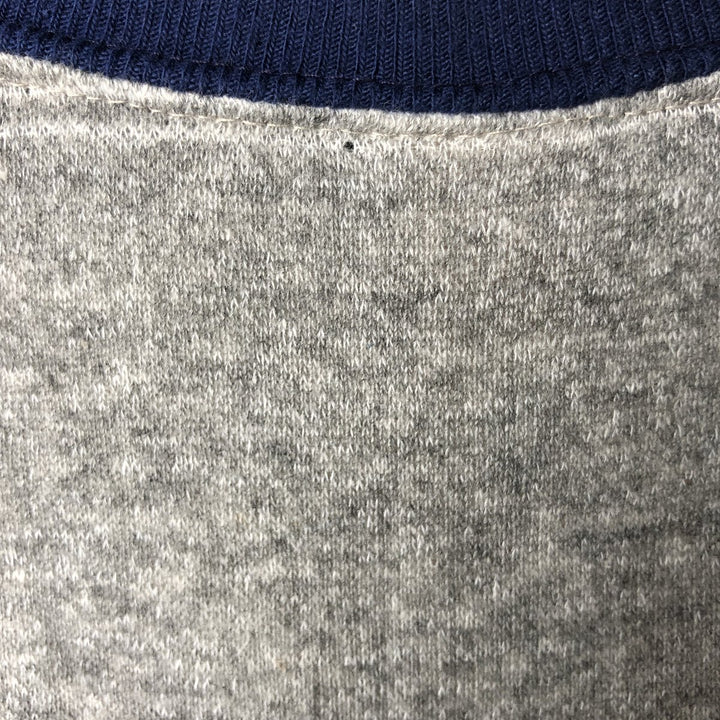 Plain blank sweatshirt, sweatshirt, made in USA, women's size M, vintage polyester gray type Vintage Second Hand