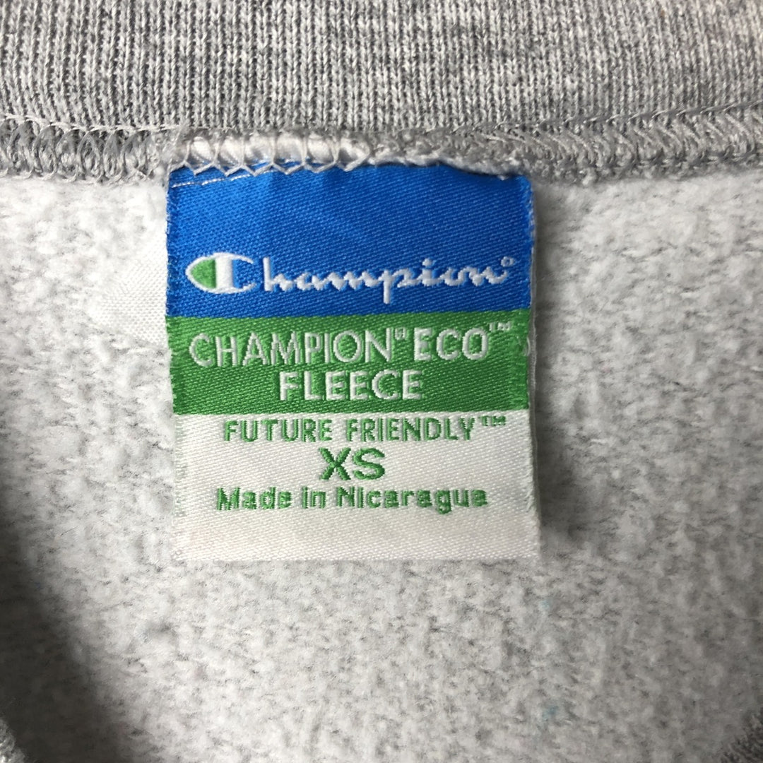 Champion ECO FLEECE College Sweatshirt, Women's Size XS unclear gray type Vintage Second Hand
