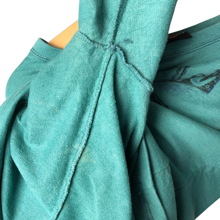 Harley-Davidson Long Sleeve T-Shirt for Women (Size XS) cotton turquoise blue Vintage Second Hand