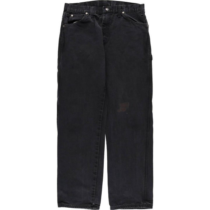 Dickies Relaxed Fit Duck Painter Pants Men's W34 equivalent cotton black type Vintage Second Hand