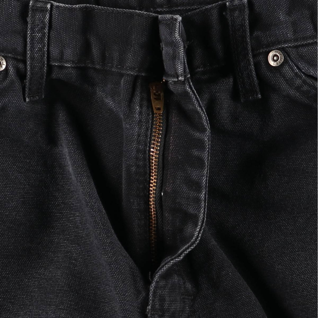 Dickies Relaxed Fit Duck Painter Pants Men's W34 equivalent cotton black type Vintage Second Hand
