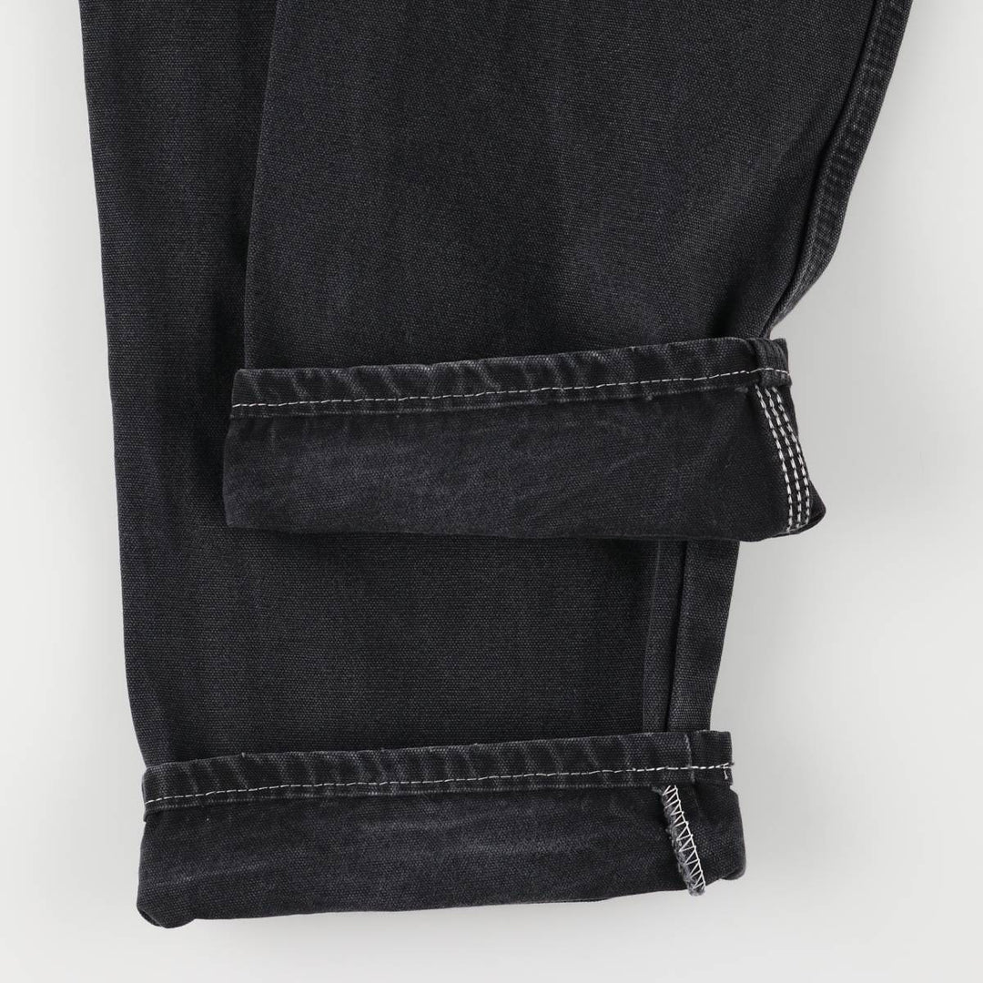 Dickies Relaxed Fit Duck Painter Pants Men's W34 equivalent cotton black type Vintage Second Hand
