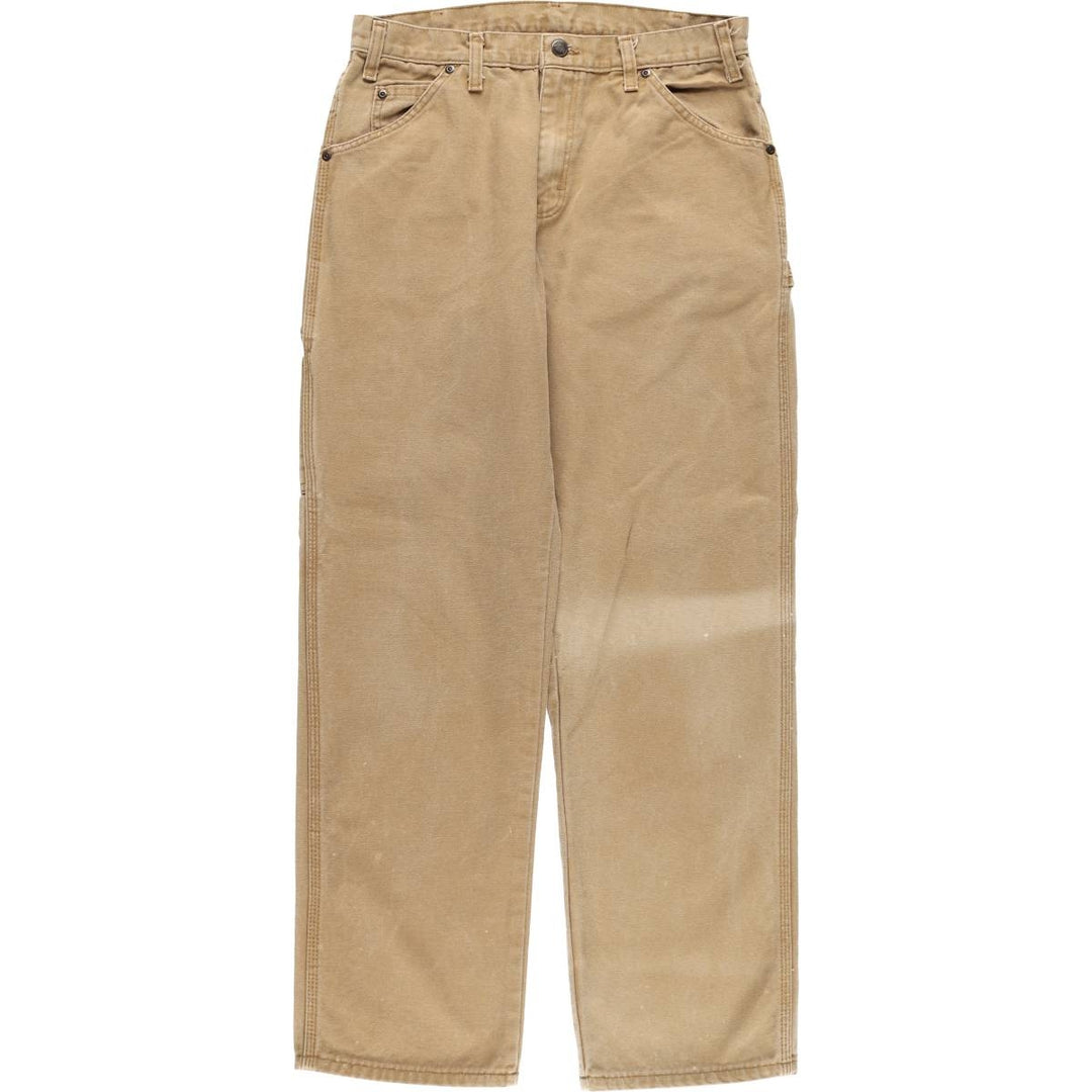 Dickies Relaxed Fit Duck Painter Pants Men's W32 equivalent cotton Beige type Vintage Second Hand
