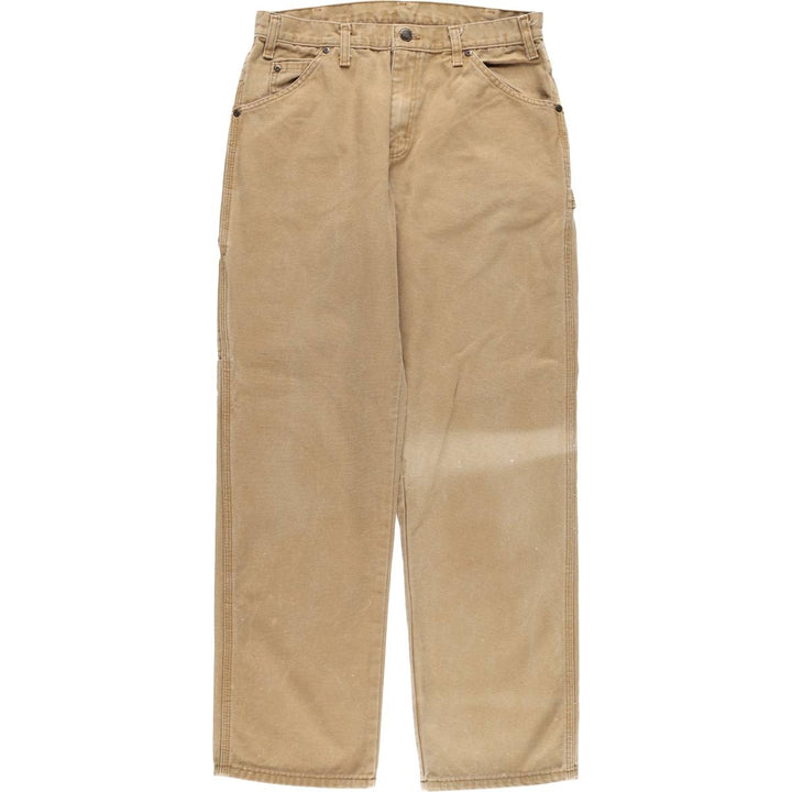 Dickies Relaxed Fit Duck Painter Pants Men's W32 equivalent cotton Beige type Vintage Second Hand