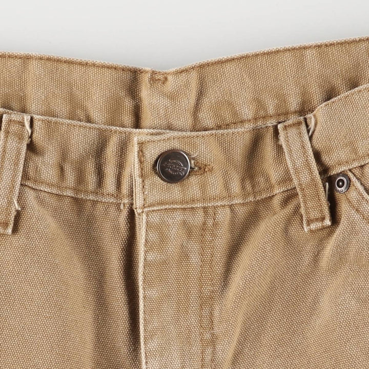 Dickies Relaxed Fit Duck Painter Pants Men's W32 equivalent cotton Beige type Vintage Second Hand