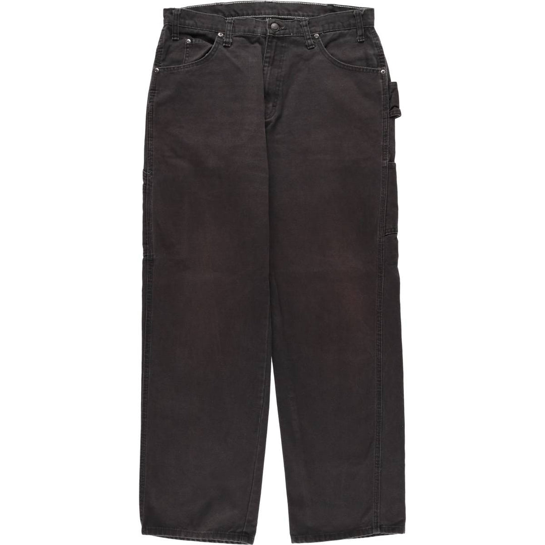 Dickies Duck Painter Pants Men's W34 equivalent cotton black type Vintage Second Hand