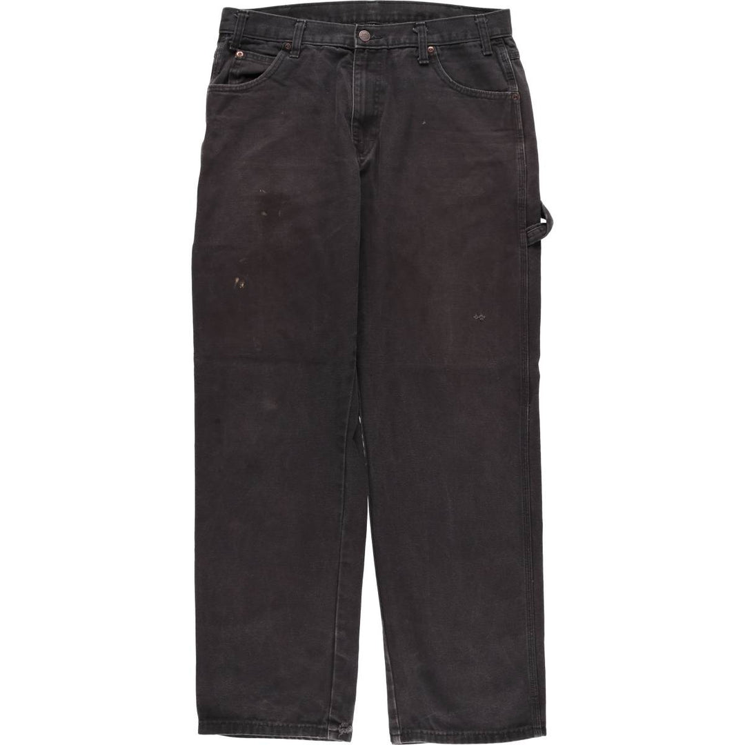 Dickies Duck Painter Pants Men's W34 equivalent cotton black type Vintage Second Hand