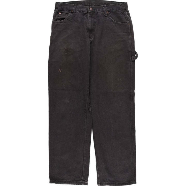 Dickies Duck Painter Pants Men's W34 equivalent cotton black type Vintage Second Hand