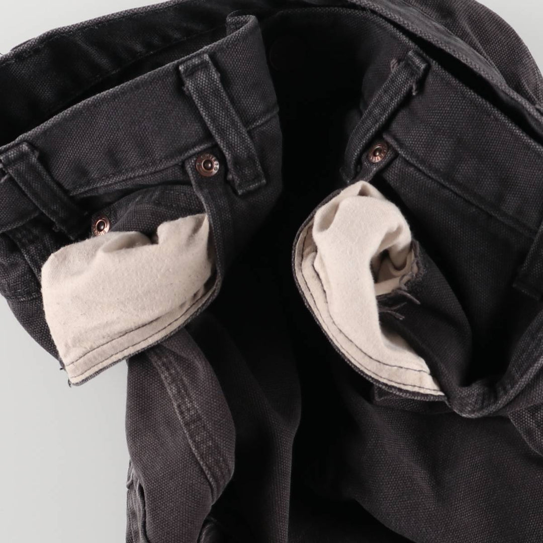 Dickies Duck Painter Pants Men's W34 equivalent cotton black type Vintage Second Hand