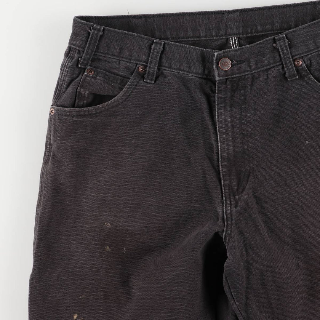 Dickies Duck Painter Pants Men's W34 equivalent cotton black type Vintage Second Hand