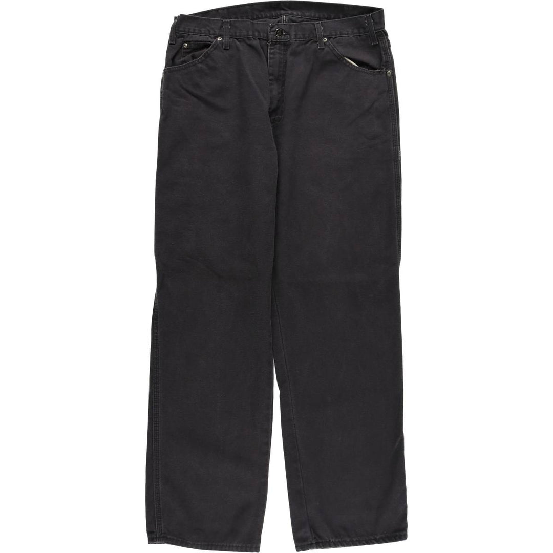 Dickies Duck Painter Pants Men's W35 equivalent cotton black type Vintage Second Hand