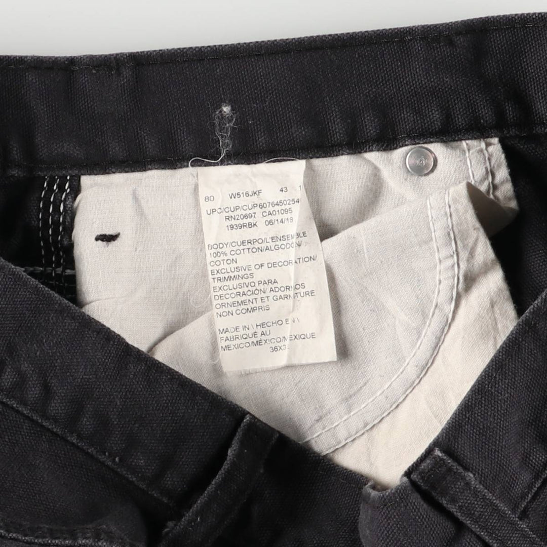 Dickies Duck Painter Pants Men's W35 equivalent cotton black type Vintage Second Hand