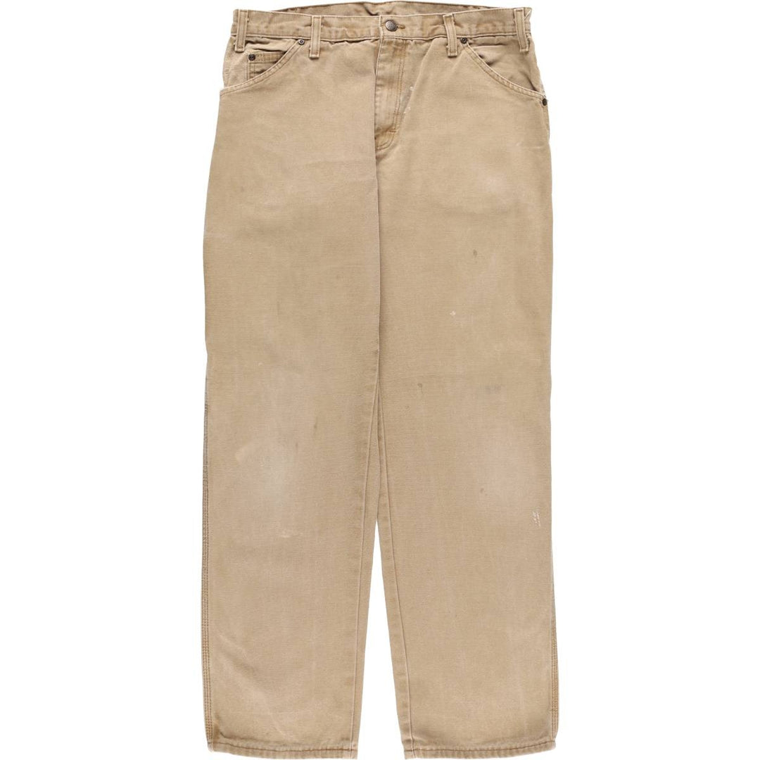 Dickies Relaxed Fit Duck Painter Pants Men's W34 equivalent cotton Beige type Vintage Second Hand