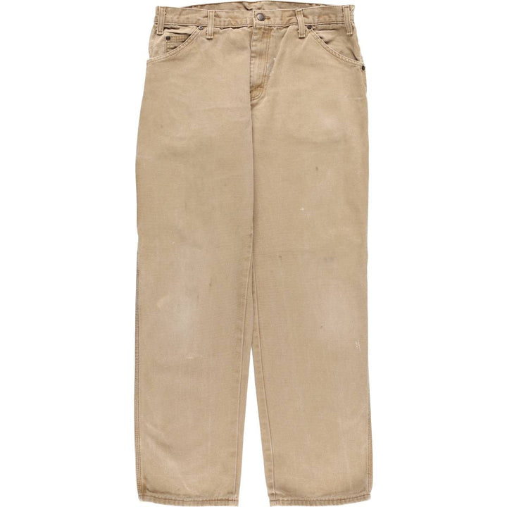 Dickies Relaxed Fit Duck Painter Pants Men's W34 equivalent cotton Beige type Vintage Second Hand