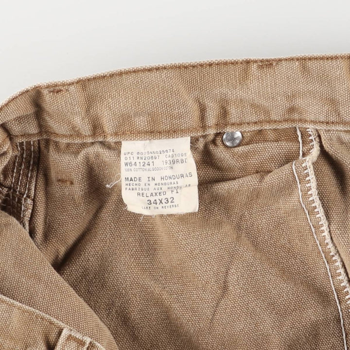 Dickies Relaxed Fit Duck Painter Pants Men's W34 equivalent cotton Beige type Vintage Second Hand