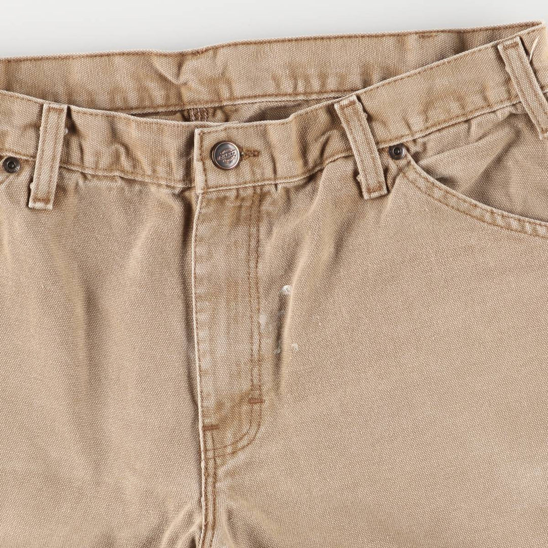 Dickies Relaxed Fit Duck Painter Pants Men's W34 equivalent cotton Beige type Vintage Second Hand