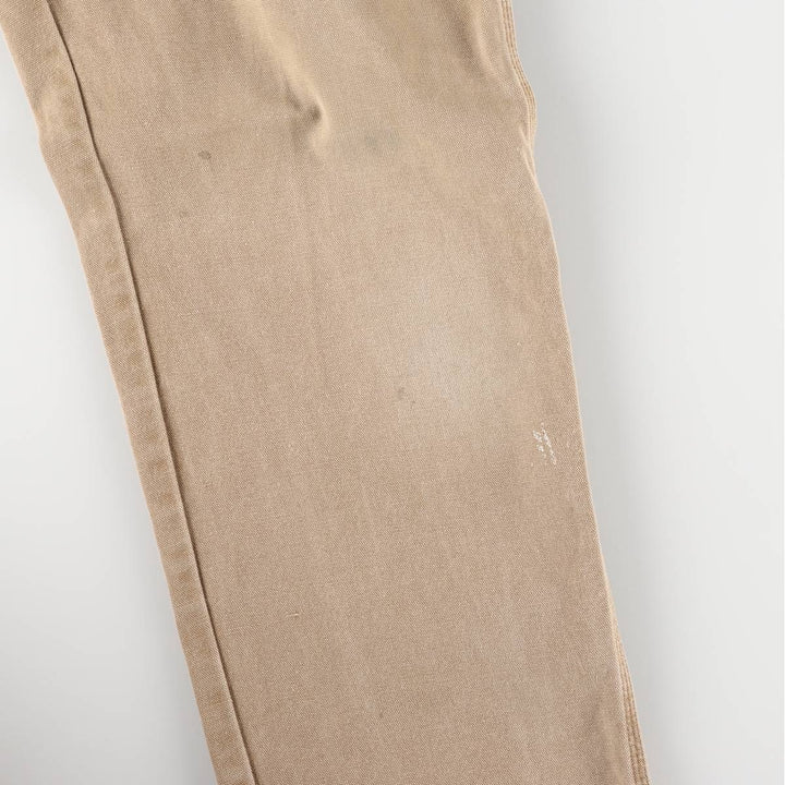 Dickies Relaxed Fit Duck Painter Pants Men's W34 equivalent cotton Beige type Vintage Second Hand
