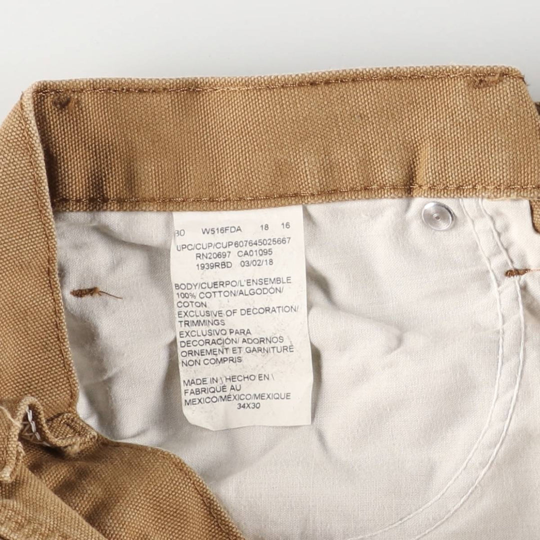 Dickies Duck Painter Pants Men's W35 equivalent cotton beige type brown Vintage Second Hand
